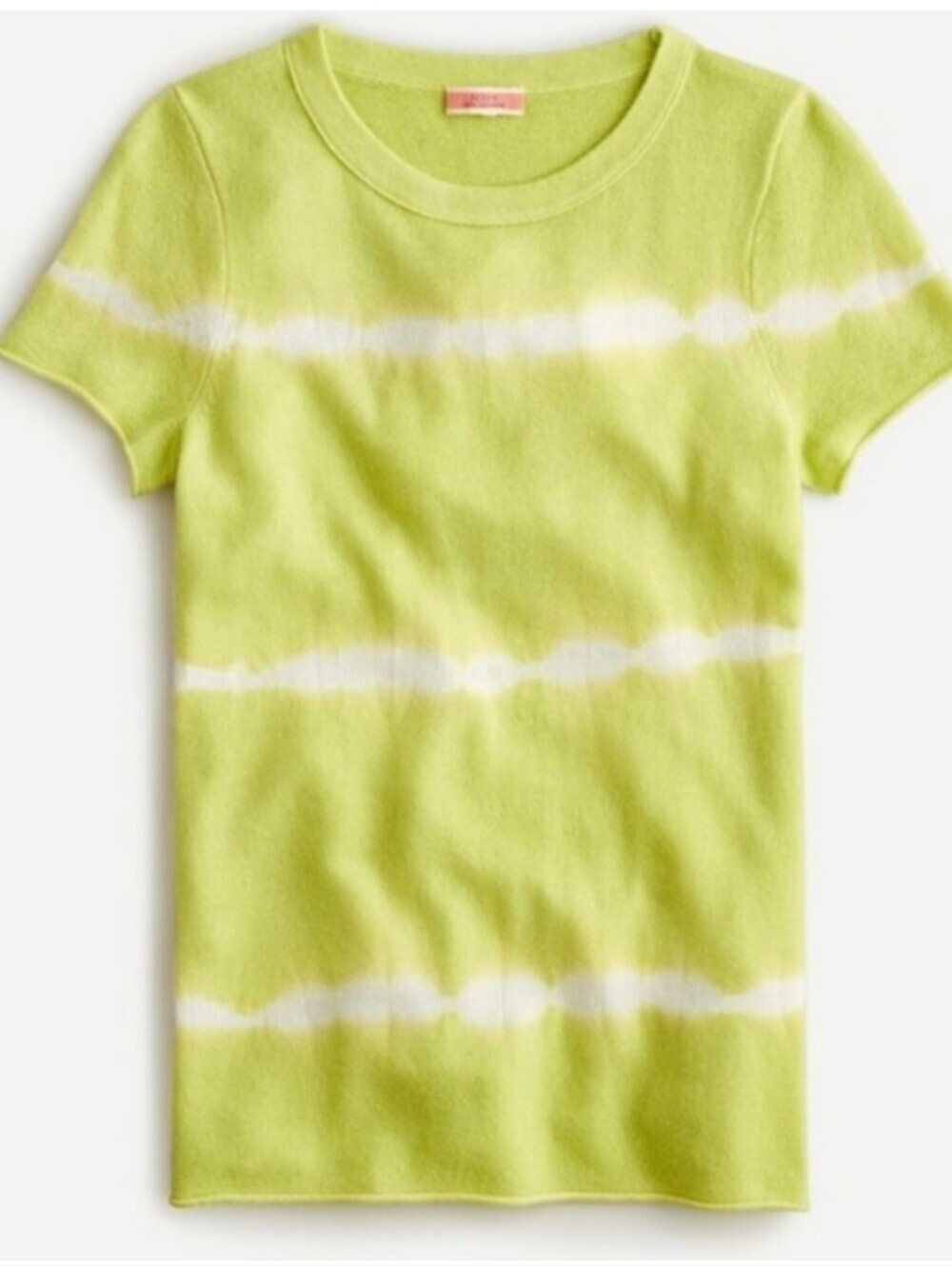 J.Crew Short-Sleeve Cashmere T-Shirt in Tie-Dye